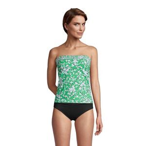 DRAPER JAMES x Lands' End Tankini SWIMSUIT TOP Size: 8 NEW No Straps Included